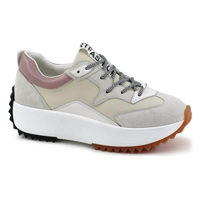 Women leather sneakers A005512