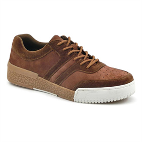 Men leather sneaker H006579
