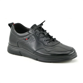 Men soft styles leather shoes H005711